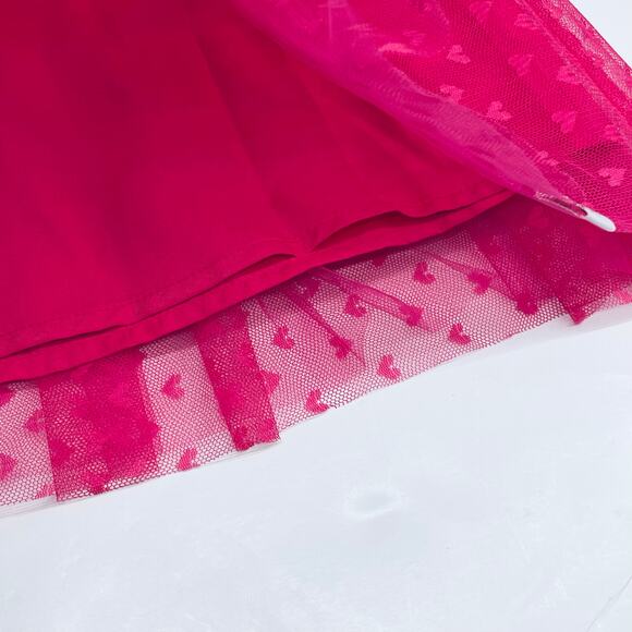 NWT Deux Par Deux Size 5 Azalea Pink Mesh Dress - Picture 5 of 7